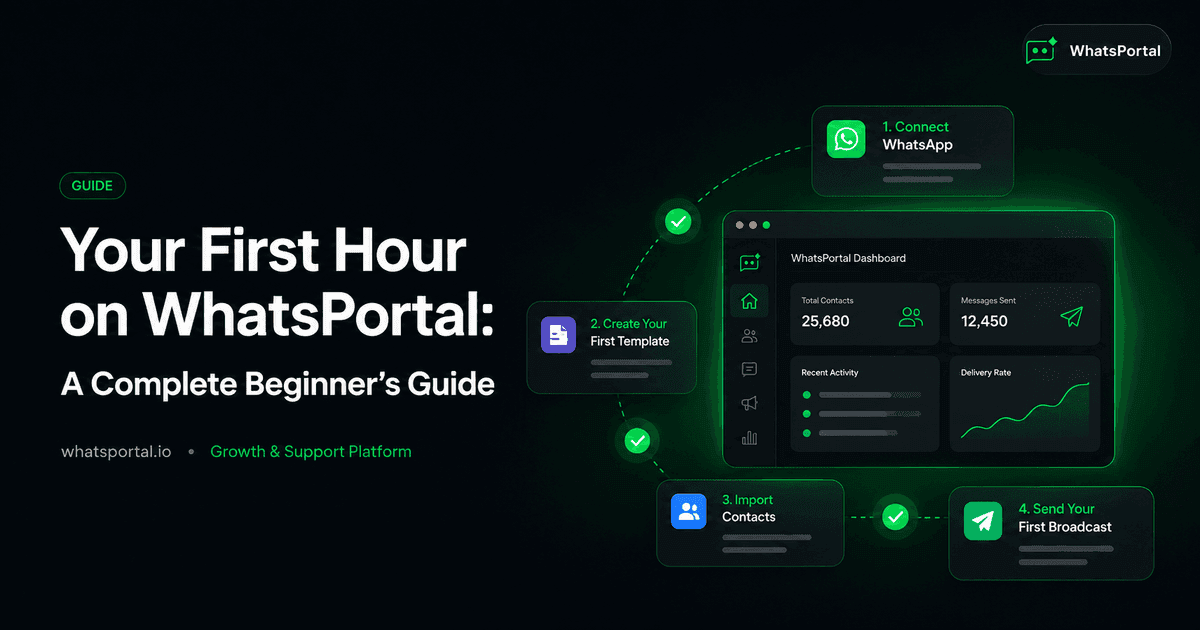 Your First Hour on WhatsPortal: A Setup Guide for Complete Beginners