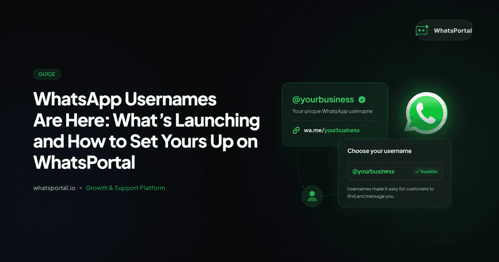 WhatsApp Usernames Are Here: What's Launching and How to Set Yours Up on WhatsPortal